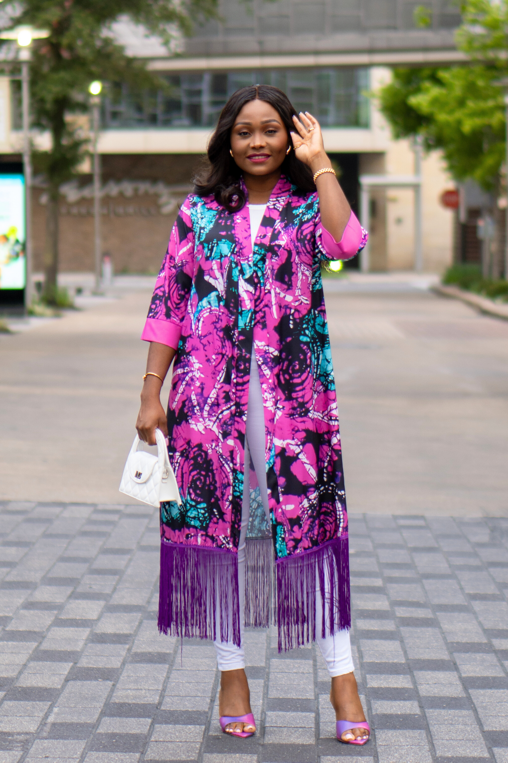 Kamdi Afro-Inspired Tassel CoverUp